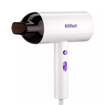 Фен KITFORT КТ-3201 2 кВт, режимов: 3, насадок: 1, белый