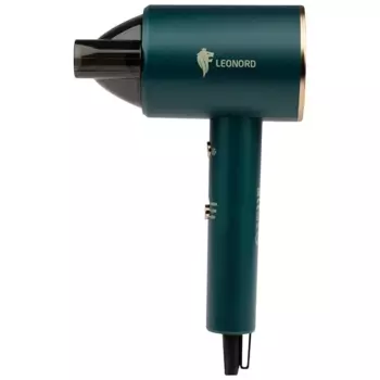 Фен Leonord LE-1208 1.8 кВт, режимов: 2, насадок: 1, зеленый (900291)