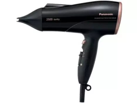 Фен Panasonic EH-NE84-K615 2.5 кВт, режимов: 4, насадок: 2, ионизация, черный (EH-NE84-K615)