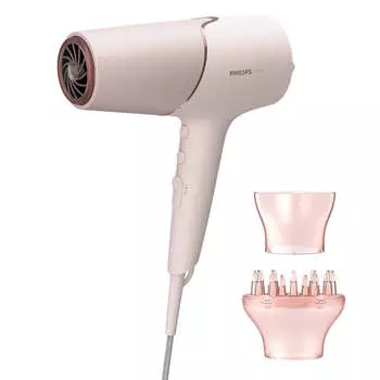 Фен Philips 5000 Series BHD 530/00 2300Вт, режимов: 3, насадок: 2, ионизатор, концентратор, диффузор, персиковый