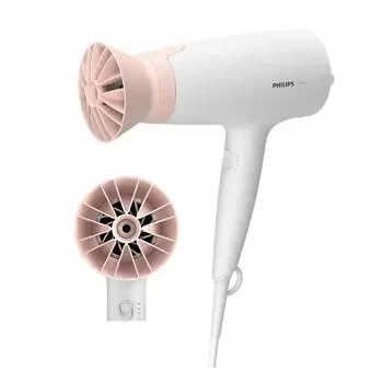 Фен Philips BHD300/00 1.6 кВт, режимов: 3, насадок: 1, белый/розовый (BHD300/00)