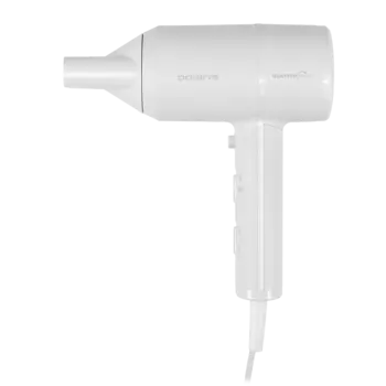 Фен Polaris PHD 2044Ti Quattro Ionic 1.9 кВт, режимов: 3, насадок: 2, 2 концентратора, белый/серый (PHD2044Ti)