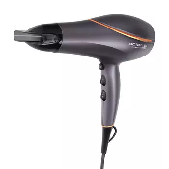 Фен Polaris Tourmaline PROF PHD 2290Ti 2200Вт, режимов: 3, насадок: 1, серый (PHD 2290Ti)