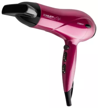Фен Scarlett SC-HD70I67 2000Вт, 6 режимов, съемный фильтр, сиреневый (SC-HD70I67)