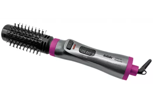 Фен-щетка BBK BHC1010 1000Вт, 3 режима, серебристо-розовый
