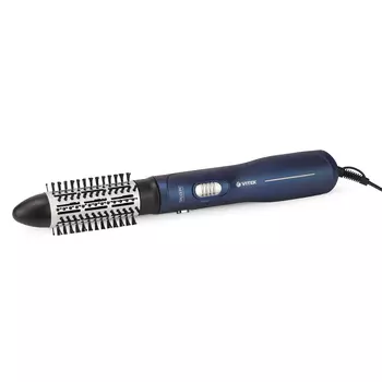 Фен-щетка Vitek VT-8237 B 1.2 кВт, режимов: 2, насадок: 3, синий (8237-VT-01)