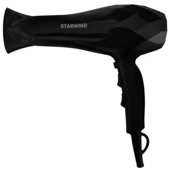 Фен Starwind SHP6103 2000Вт, 5 режимов, петля для подвешивания, черный (SHP6103)
