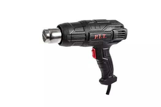 Фен строительный P.I.T. PHG 2000-D, сетевой, 2 кВт, от 350°C, до 600°C, до 500 л/м (PHG 2000-D)