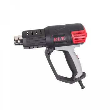 Фен строительный P.I.T. PHG 2001-C PRO, сетевой, 2000Вт, от 50°C, до 650°C, до 500 л/м, кейс