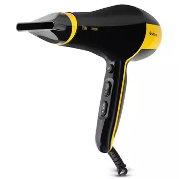 Фен Vitek VT-2295 2 кВт, режимов: 3, черный/ желтый (VT-2295)
