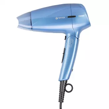 Фен Vitek VT-2316 1.8 кВт, режимов: 2, насадок: 1, синий