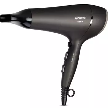 Фен Vitek VT-2533 2.2 кВт, режимов: 3, насадок: 2, черный