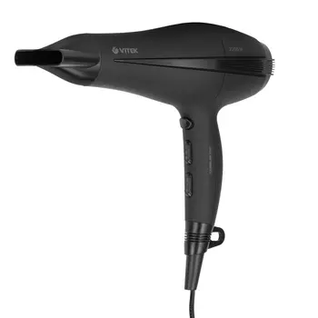 Фен Vitek VT-8200 2.2 кВт, режимов: 3, насадок: 1, коричневый (VT-8200)