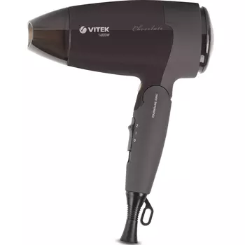 Фен Vitek VT-8201 1.6 кВт, режимов: 2, насадок: 1, шоколадный (VT-8201)
