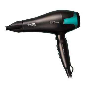Фен Vitek VT-8215 2.2 кВт, режимов: 3, черный (VT-8215)
