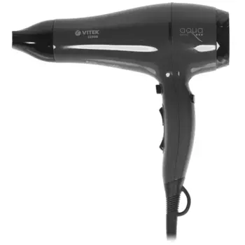 Фен Vitek VT-8229 2.2 кВт, режимов: 3, насадок: 1, ионизация, серый/черный (VT-8229)