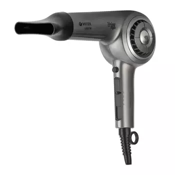 Фен Vitek VT-8230 1.8 кВт, режимов: 3, насадок: 1, серебристый (VT-8230)