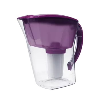 Фильтр кувшин Аквафор Аквамарин, прозрачный/цикламеновый (P81А5F)