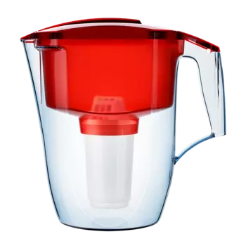 Фильтр кувшин Аквафор Гарри, прозрачный/красный