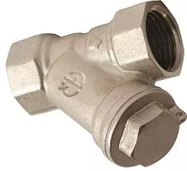 Фильтр сетчатый промывной AQUALINK 1" ∅25мм, ВР/ВР, косой, латунь (02335)