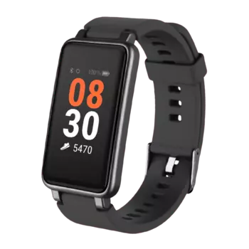 Фитнес-браслет GEOZON Heart Beat, 0.96" TFT, черный (G-SM18BLK)