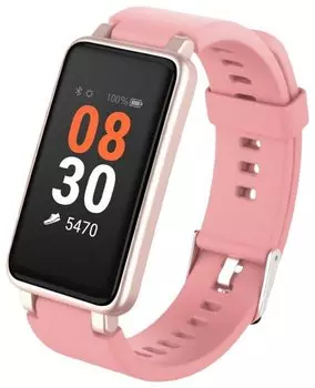Фитнес-браслет GEOZON Heart Beat, 0.96" TFT, розовый (G-SM18PNK)