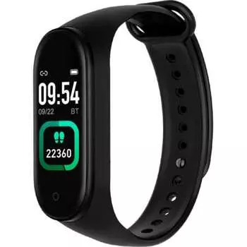 Фитнес-браслет IRBIS Termo Band Black, 0.96" TFT, черный (TERMO BLACK)