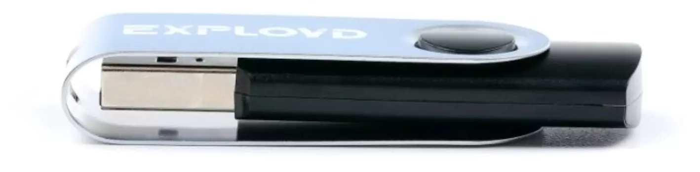 Флешка 128Gb USB 2.0 EXPLOYD 530, черный (EX-128GB-530-Black)