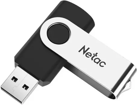 Флешка 128Gb USB 2.0 Netac U505, черный/серебристый (NT03U505N-128G-20BK)