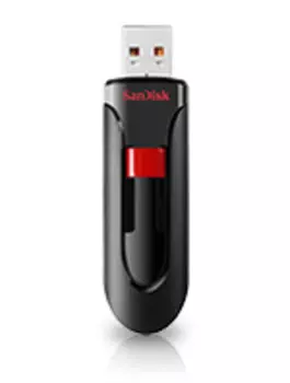 Флешка 128Gb USB 2.0 Sandisk Cruzer Cruzer Glide, черный (SDCZ60-128G-B35)