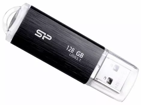 Флешка 128Gb USB 3.1 Silicon Power Blaze B02, черный (SP128GBUF3B02V1K)