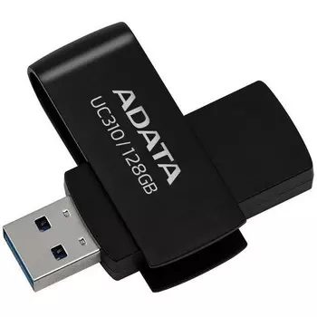 Флешка 128Gb USB 3.2 ADATA UC310, черный (UC310-128G-RBK)