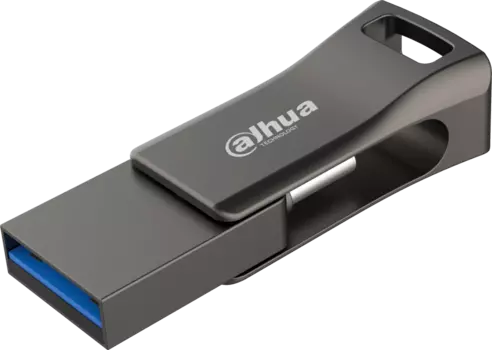 Флешка 128Gb USB 3.2 Gen 1 (USB-A + USB Type-C) Dahua DHI-USB-P639-32-128GB, серый (DHI-USB-P639-32-128GB)