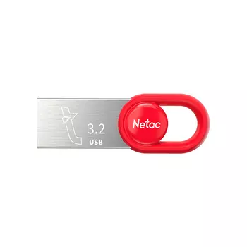 Флешка 128Gb USB 3.2 Netac UM2, красный (NT03UM2N-128G-32RE)