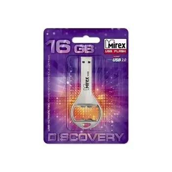Флешка 16Gb USB 2.0 Mirex BOTTLE OPENER, серебристый (13600-DVRBOP16)