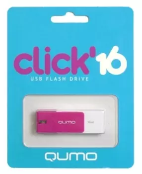 Флешка 16Gb USB 2.0 QUMO Click Click, фиолетовый (QM16GUD-CLK-Violet)