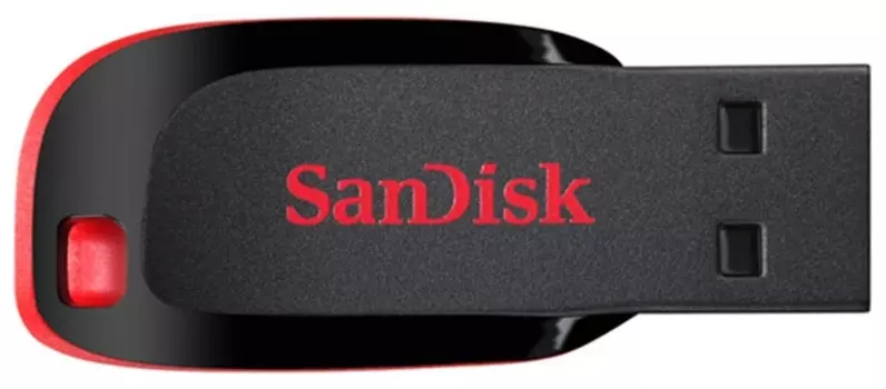 Флешка 16Gb USB 2.0 Sandisk Cruzer Blade, зеленый (SDCZ50C-016G-B35GE)