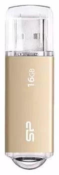Флешка 16Gb USB 2.0 Silicon Power Ultima II SP016GBUF2M01V1GB6, золотистый (SP016GBUF2M01V1GB6)