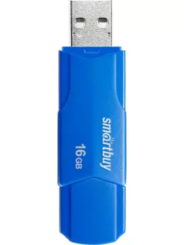 Флешка 16Gb USB 2.0 SmartBuy Clue, синий (SB16GBCLU-BU)