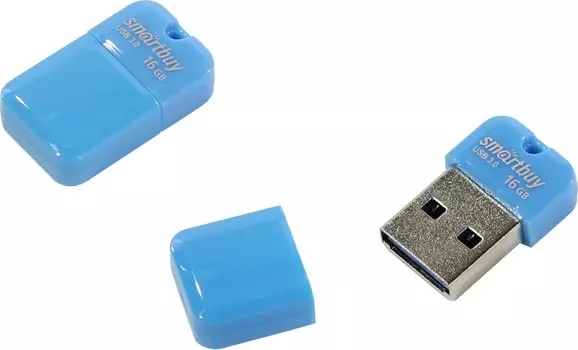 Флешка 16Gb USB 3.0 SmartBuy ART, голубой (SB16GBAB-3)