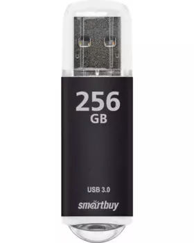 Флешка 256Gb USB 3.0 SmartBuy V-Cut, черный (SB256GBVC-K3)