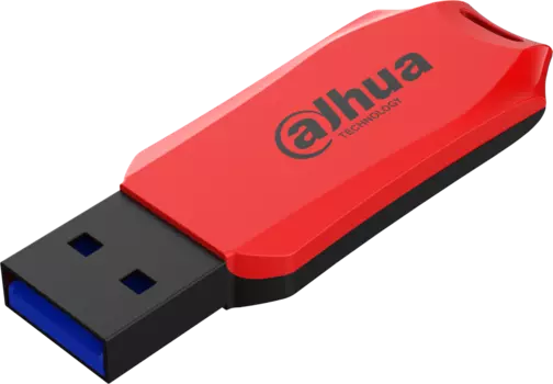 Флешка 256Gb USB 3.1 Dahua U176, черный/красный (DHI-USB-U176-31-256G)