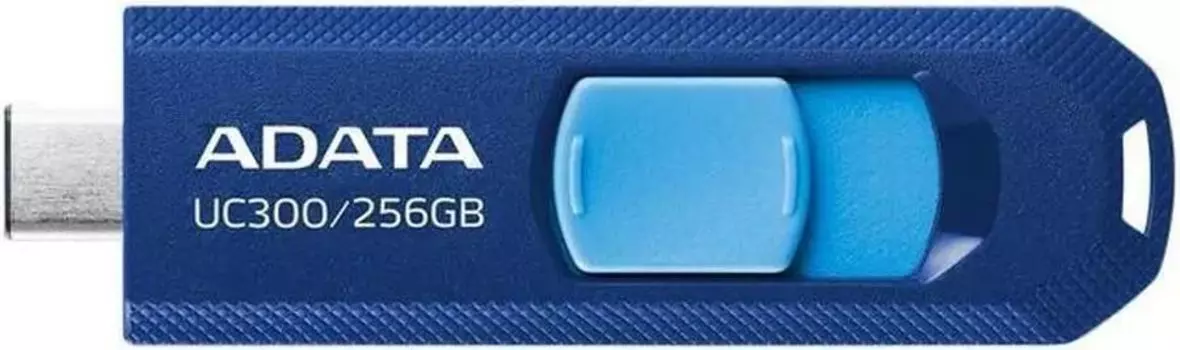 Флешка 256Gb USB 3.2/Type-C ADATA UC300, синий/голубой (ACHO-UC300-256G-RNB/BU)