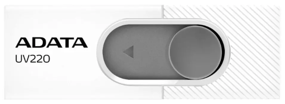 Флешка 32Gb USB 2.0 ADATA UV220, белый/серый (AUV220-32G-RWHGY)
