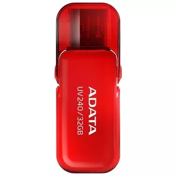 Флешка 32Gb USB 2.0 ADATA UV240, красный (AUV240-32G-RRD)
