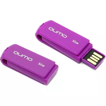 Флешка 32Gb USB 2.0 QUMO Twist, фиолетовый (QM32GUD-TW-Fandango)