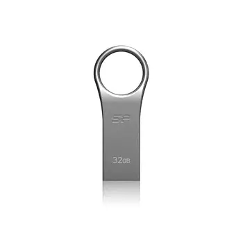 Флешка 32Gb USB 2.0 Silicon Power Firma F80 , серебристый (SP032GbUF2F80V1S)