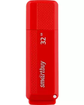 Флешка 32Gb USB 2.0 SmartBuy Dock, красный