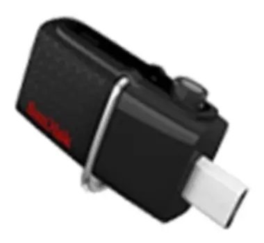Флешка 32Gb USB 3.0/microUSB Sandisk Ultra Dual, черный (SDDD2-032G-GAM46)
