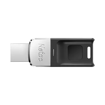 Флешка 32Gb USB 3.0 Netac US1, серебристый/черный (NT03US1F-032G-30BK)